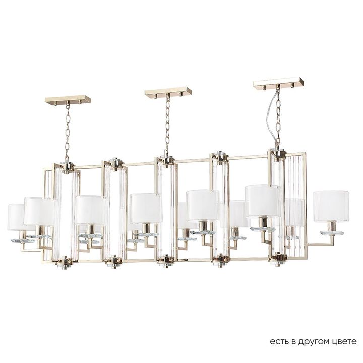 Подвесная люстра Crystal Lux Nicolas SP12 L1600 Gold/White