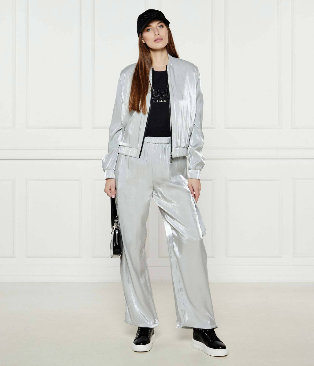 Сатиновые штаны карго Armani Exchange - серебряный(XW000139 AF10839)