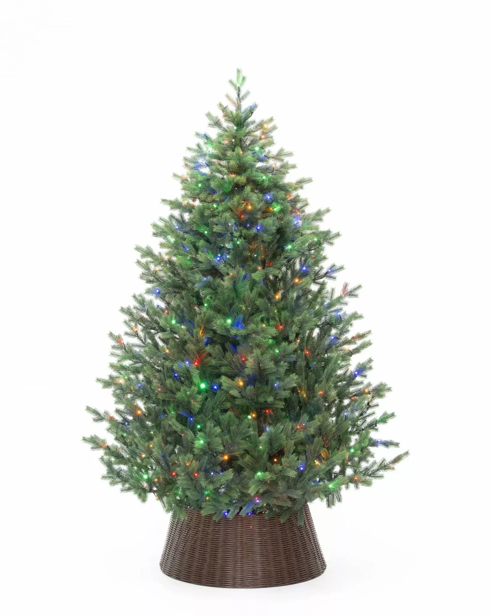 Искусственная елка Торжественная 210 см., 450 мульти/теплых белых Led ламп (2в1), 100% литая хвоя, ЕлкиТорг (186210)