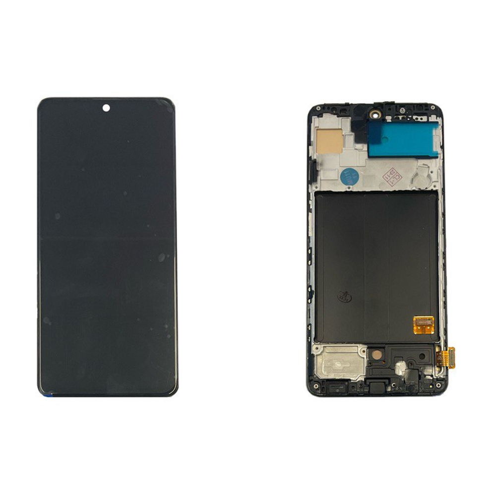 Дисплей для Samsung Galaxy A51 (A515F) с тачскрином и рамкой Черный - Oled (Full Size)