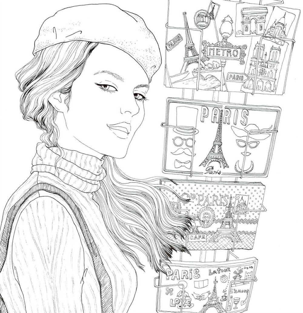 LOOK. Coloring Book