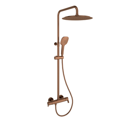 Душевая система без излива с регулировкой высоты BLAUTHERM 937415RM300CUC медь