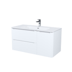 Тумба с умывальником IDDIS Edifice, подвесная, 100 см, белая, EDI10W1i95K