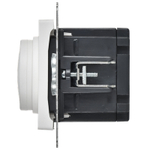 BRITE Светорегулятор поворотно-нажимной 600Вт СС10-1-0-БрАБ арктический белый IEK