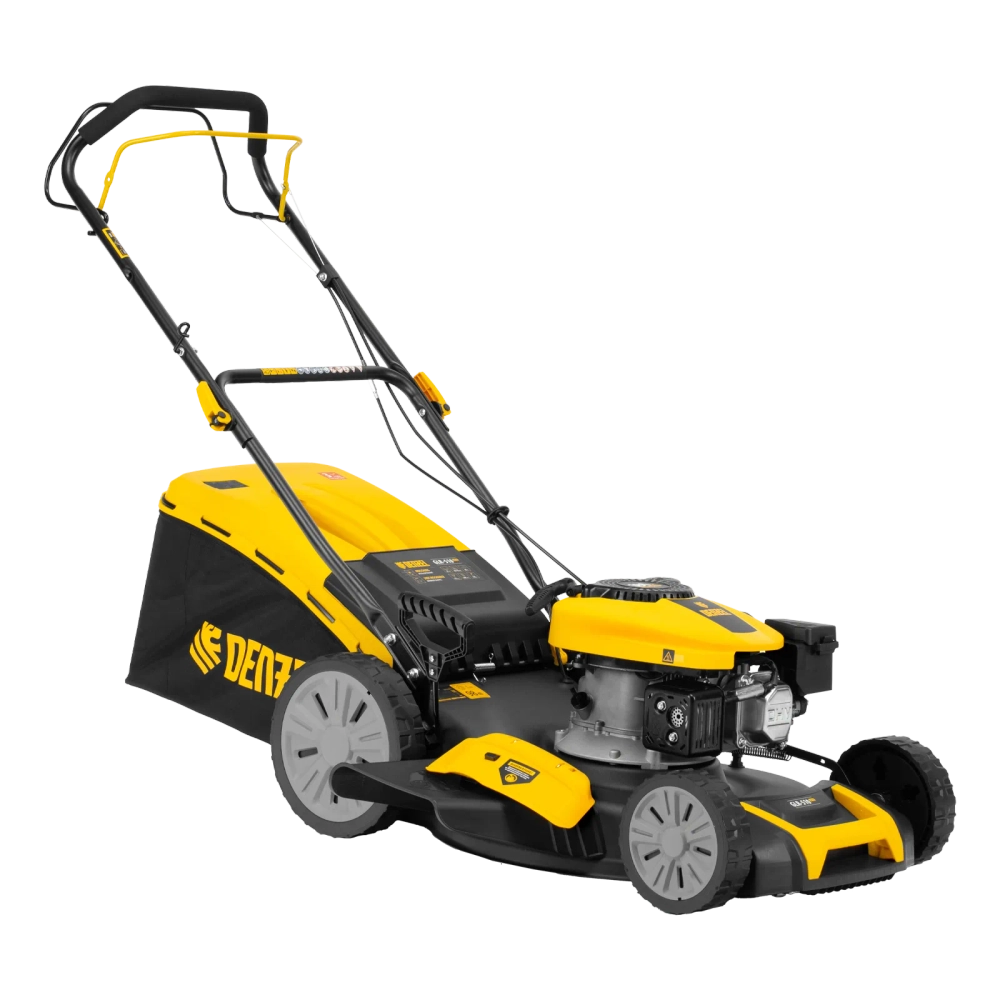 Газонокосилка бензиновая DENZEL GLR-510SP-K, 180 см3, ширина 51 см, привод, травосборник 65 л (58804)