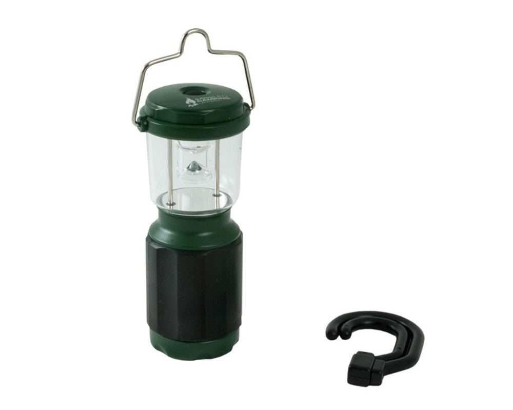 Фонарь 0.5 Watt LED CAMPING LANTERN olive (без батареек), LT-0054AA