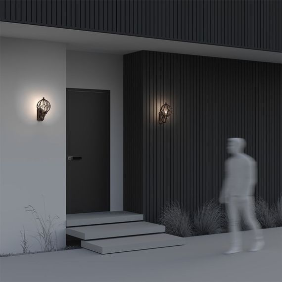 Уличный настенный светильник Maytoni Via O024WL-01G