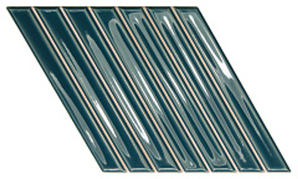 Керамическая плитка для стен WOW SPIKE BARS A Peacock Gloss 15x25,9