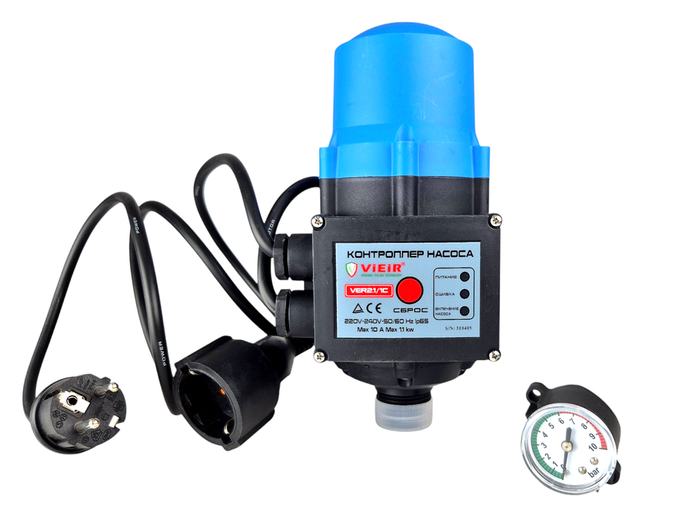 Контроллер насоса с регулятором давления VER2.1A/1С