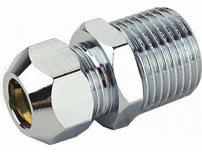 ХРОМ  Патрубок 10 х 1/2  Ц-Ш   ViEiR   (300/10шт)