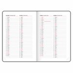 Ежедневник датированный 2025, А5, 138x213 мм, BRAUBERG "Favorite", под кожу, темно-синий, 115761