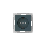 ATLASDESIGN РОЗЕТКА с заземлением со шторками, 16А, механизм, быстрозажим. клем., ИЗУМРУД