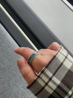 Кольцо Акварель, стекло