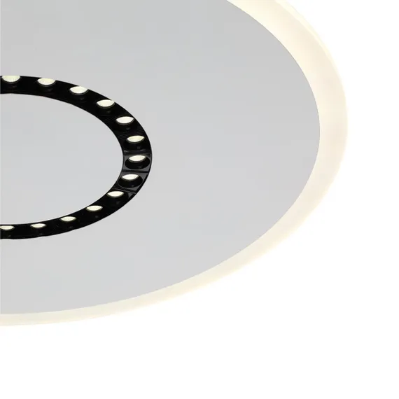 7663/34L MITRA LED SN 60 Светильник пластик/белый LED 34Вт 3000-4000-6000K D475 IP20 пульт ДУ COSMO