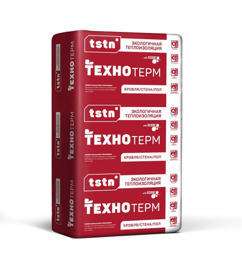 Плита минераловатная теплоизоляционная ТехноТерм TS 037 Aquastatik 1250х610х50