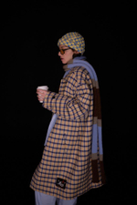 Шарф Jacob Cro "Brown and Blue"