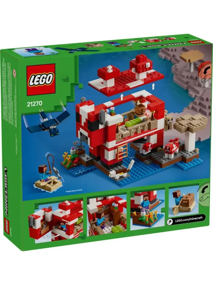 Конструктор Minecraft 21270 Грибной домик