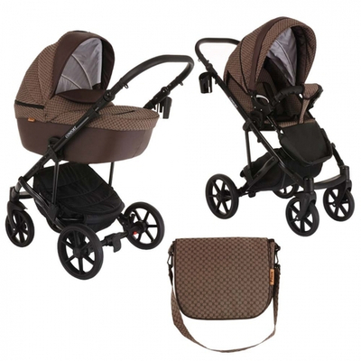 Коляска 2 в 1 Pituso Confort плюс/Коричневый