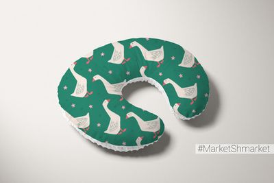 Подушка для путешествий с принтом 