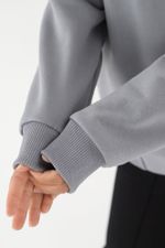 Джемпер для девочки Бомбер-1 Виотекс СЕРЫЙ