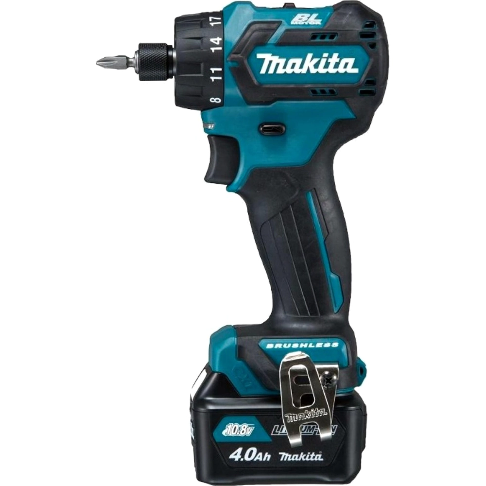 Makita DF032DWME аккумуляторная дрель-шуруповерт (2 x 4 Ач, ЗУ)