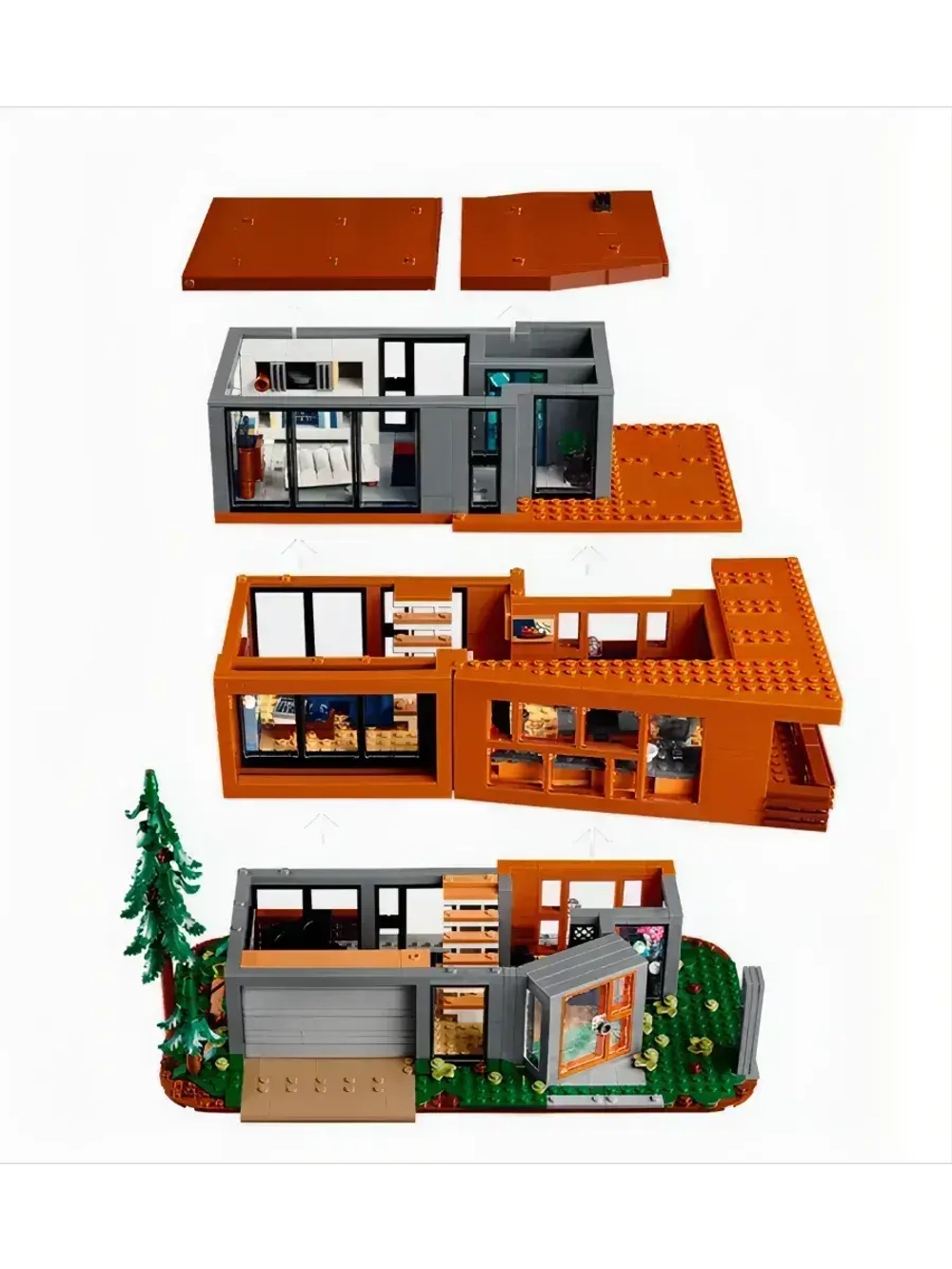 Конструктор Сумерки дом Калленов 2001 деталь