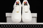 Nike Air Force 1 LV8 Double Swoosh Silver Gold (GS)