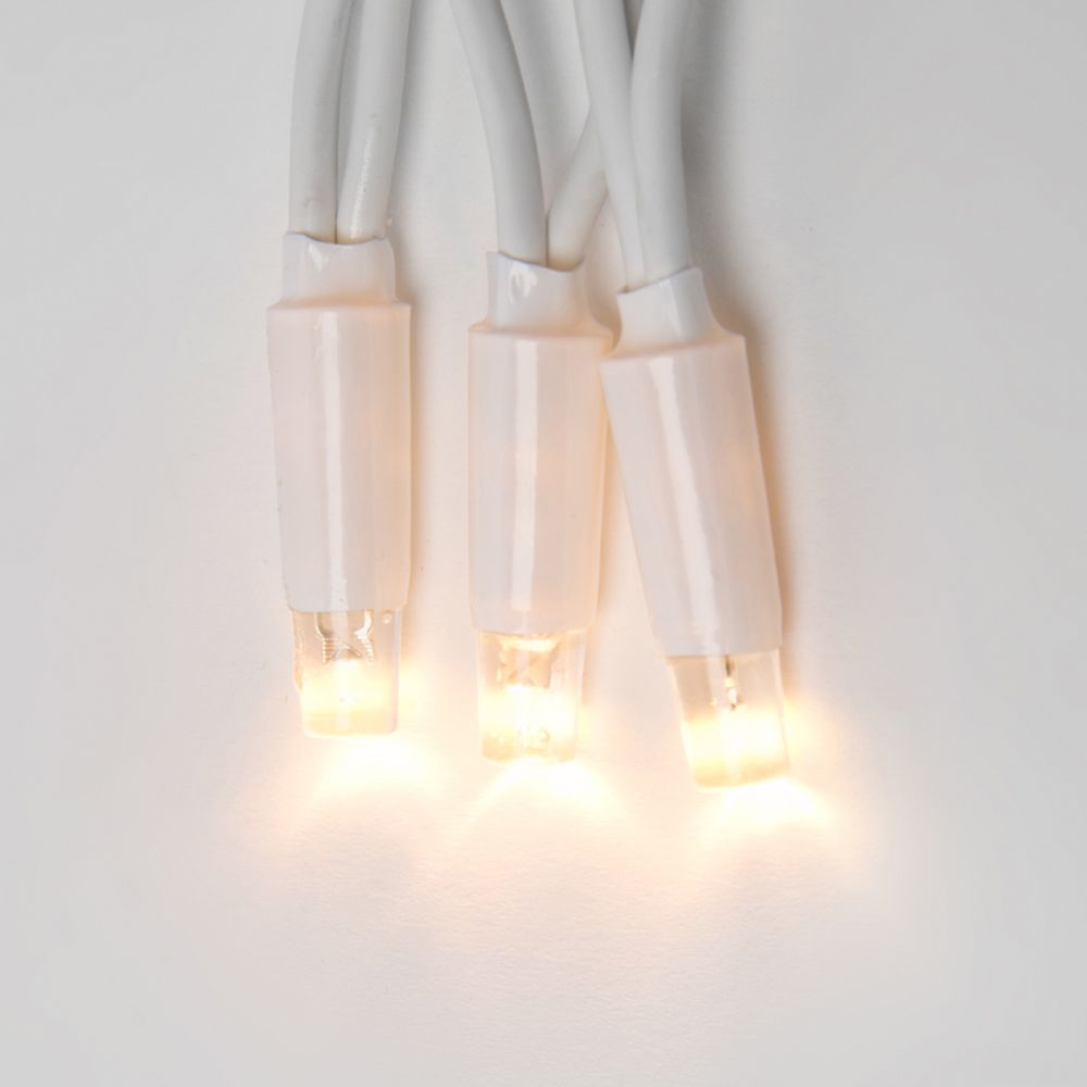 ULD-S1000-120-TWK WARM WHITE IP67 Гирлянда светодиодная с эффектом мерцания. 10м. Соединяемая. 120 светодиодов. Теплый белый свет. Провод белый. TM Uniel.