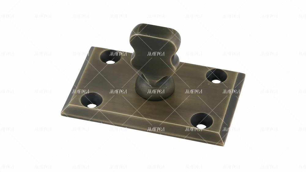 Завертка дверная латунная Прямоугольная