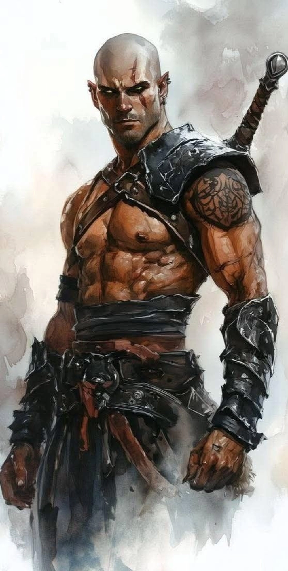 Заказ 1633 Кастомный заказ (Дроу монах 3д)