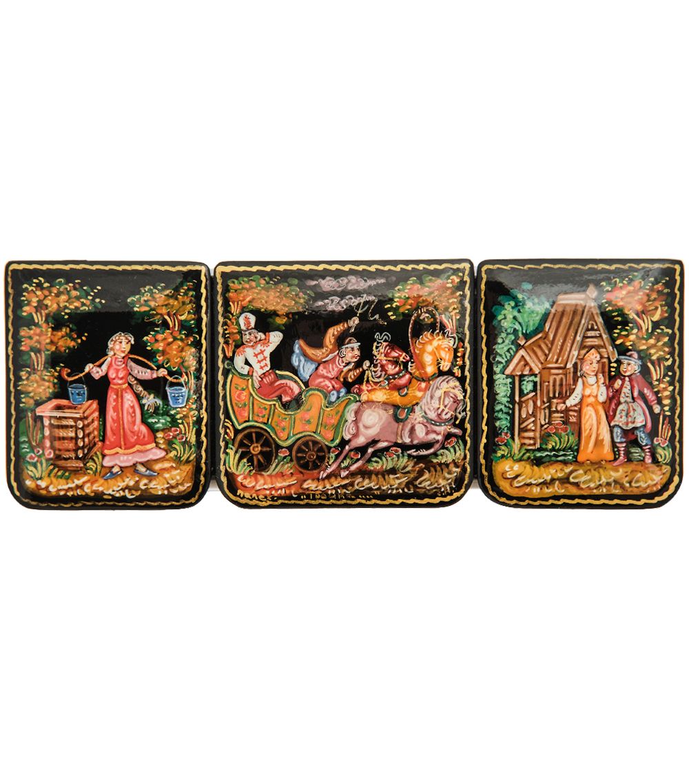 Народные промыслы ШК-85/30 Шкатулка «Тройка»