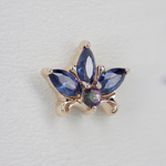 Royal Lily tops with Semi-Precious stones