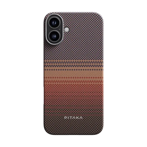 Чехол Pitaka Tactile Woven case для iPhone 16 - Sunset (KI1601U)