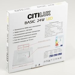 Citilux Бейсик CL738K180V LED Светильник накладной Белый