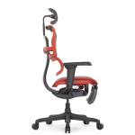 Кресло FALTO Ergohuman Ultra X9 GAMING с подножкой ( чёрный/ КРАСНЫЙ каркас /сетка Equator Red )