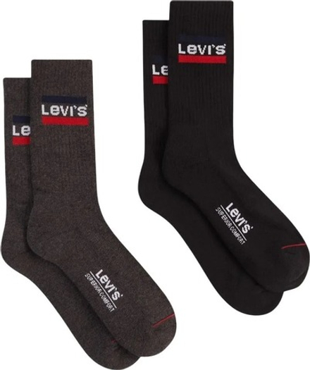 Носки ( набор 2 шт. ) LEVI'S Regular Cut Sprtwr Logo 2P