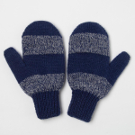 Варежки д/мальчика р.12 серый/синий 5305723 (Снежань), 1 шт.