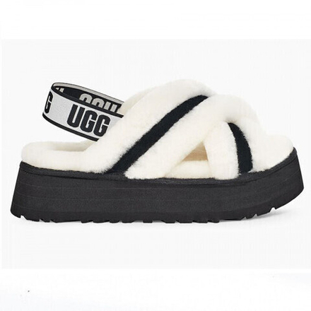 Тапочки Ugg disco color clide white