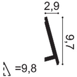 Плинтус Byblos DUROPOLYMER® SX179