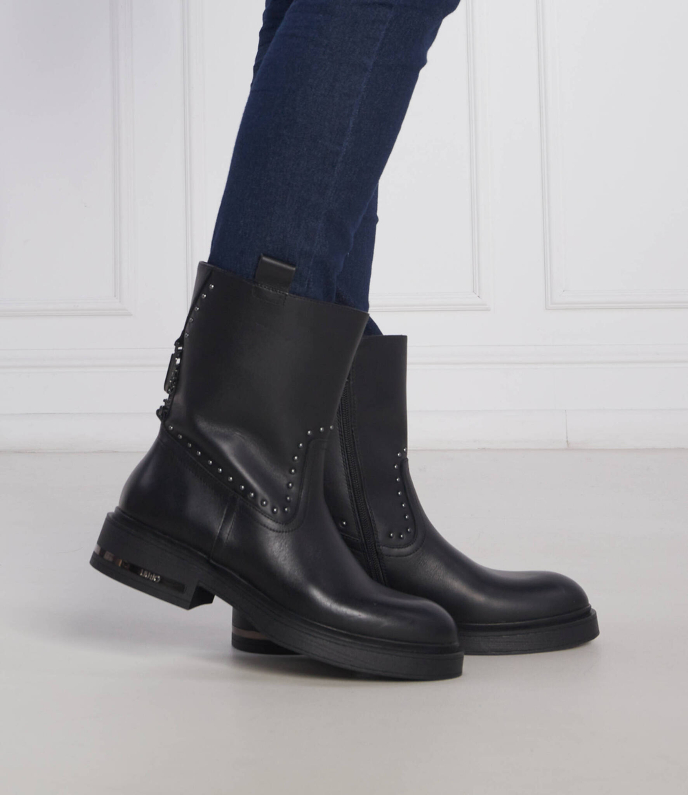 Кожаные ботильоны gabrielle 04 Liu Jo - черный(SF2039 P0102)