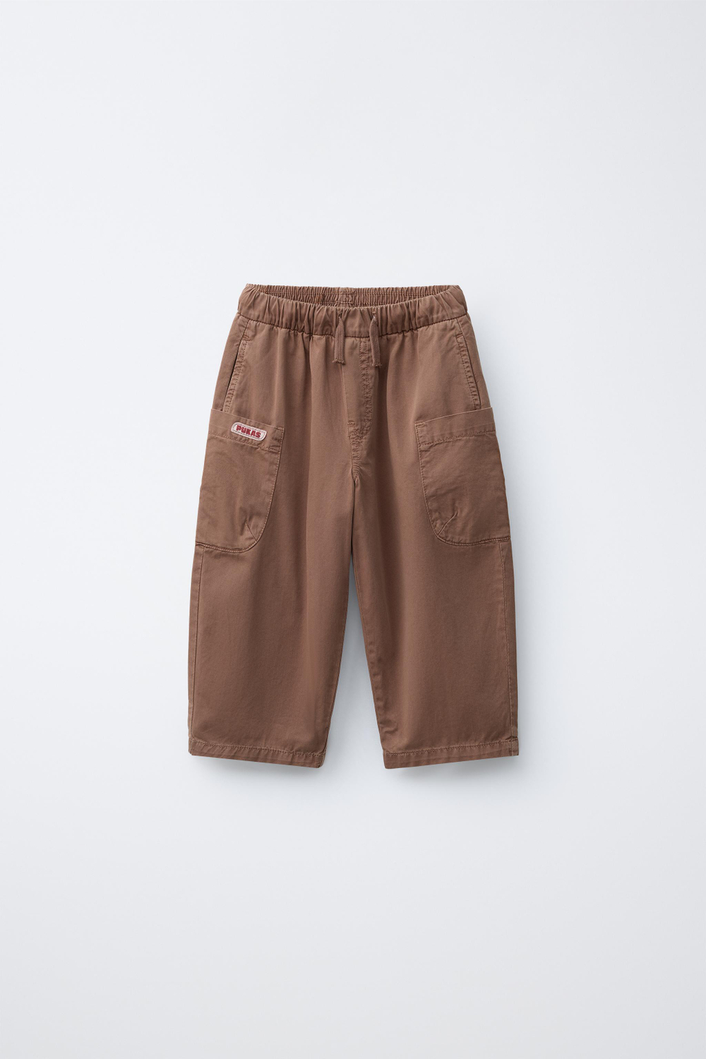 ZARA X PUKAS БРЮКИ КАРГО PUKAS SURF, КОРИЧНЕВЫЙ