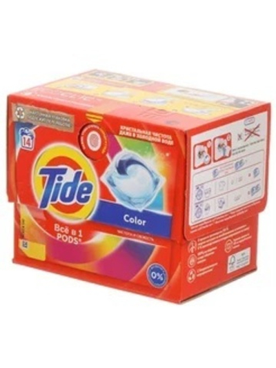 TIDE СМС жидк. в растворимых капсулах Color 14х16.8г