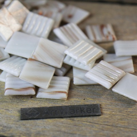 FLORY20 C11 Стеклянная мозаика 20х20 мм, 0,5 кг