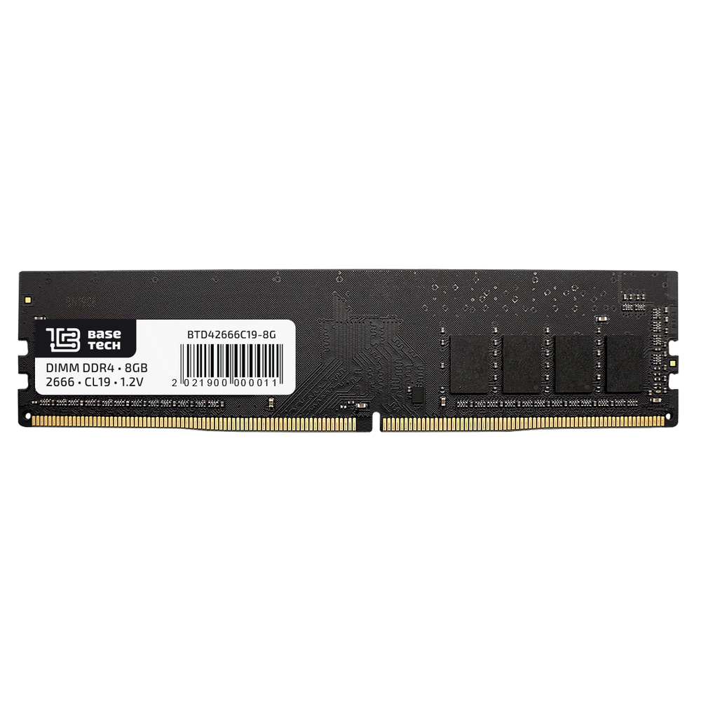 Память BaseTech NP DDR4 DIMM 8Гб, 2666МГц, CL19, Bulk, 1.2В (BTD42666C19-8G)