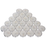 Свечи чайные в наборе 25 шт «Белоснежная классика», Белый