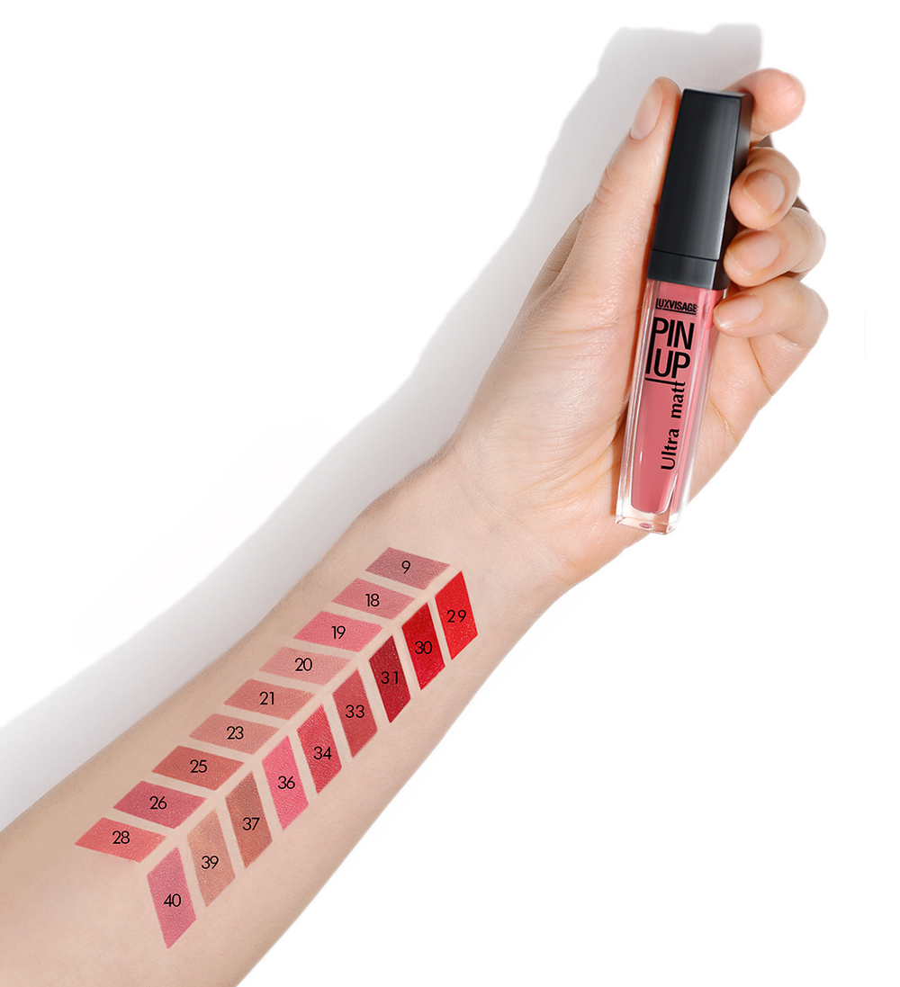 LuxVisage БЛЕСК для губ PIN-UP ULTRA MATT тон 37 (Capuccino) 5 мл