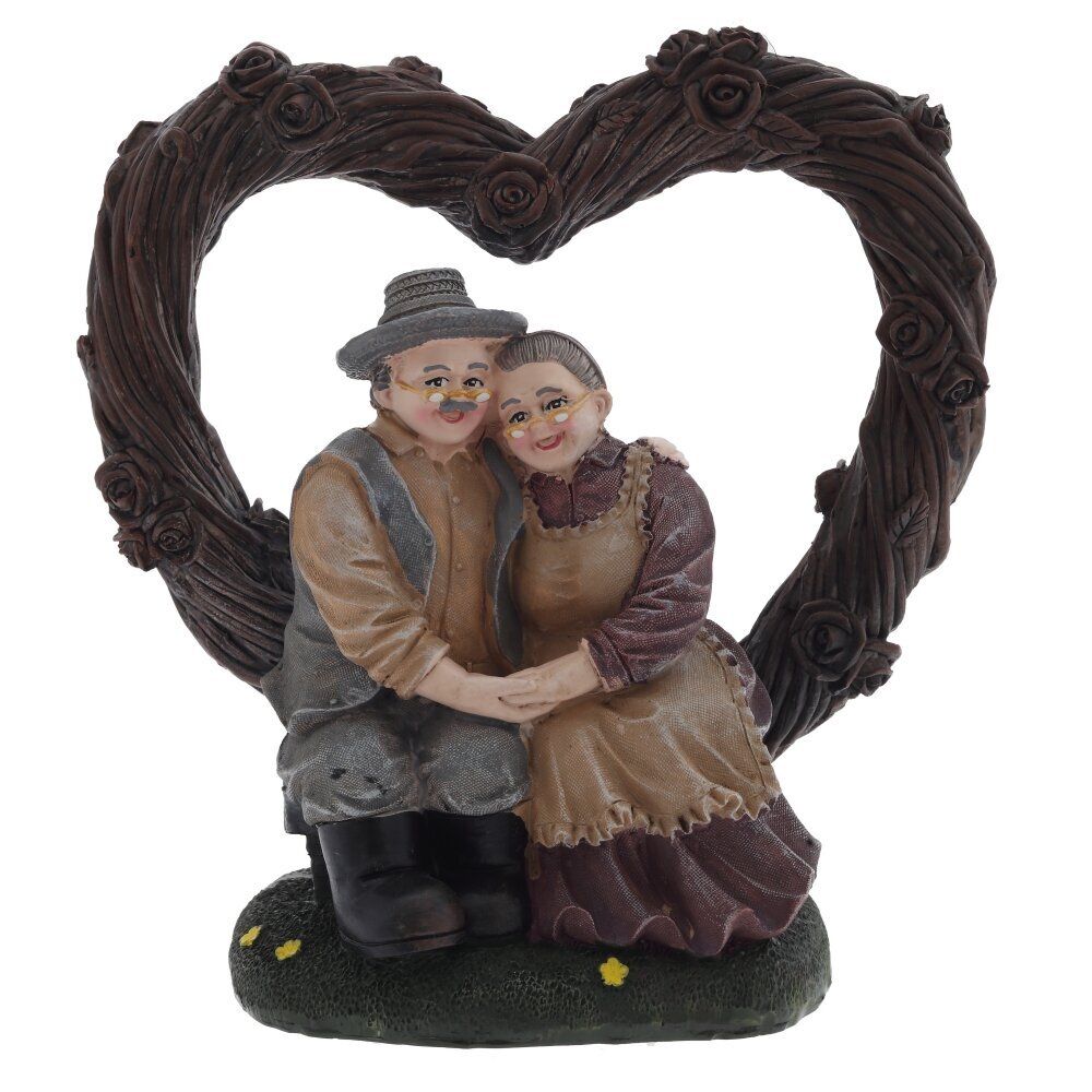 GAEM Фигурка декоративная "Бабушка с дедушкой", L18 W9,5 H18 см, 2в.