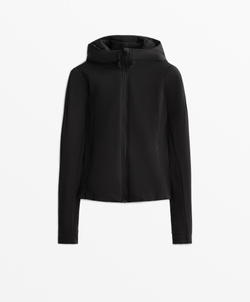 Oysho Высокотехнологичная утепленная куртка FELLEX® Volcanic, черный