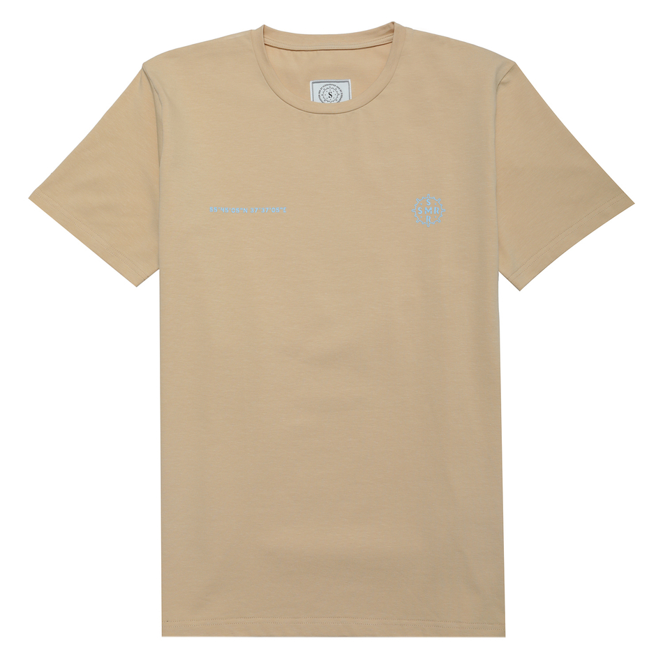 TSHRT SMR DIVER PIXEL SORT BEIGE