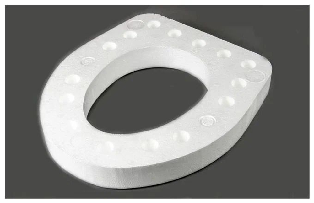 Сиденье для унитаза пенопластик Дачник - 2 шт